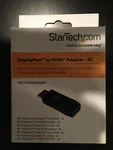 Startech Dp2hd4kadap Displayport To Hdmi Adapter, 4k 30hz Compact Dp 1.2. Fixed Price $24.99.