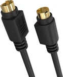 - S Video Cable 25 Ft Svhs 4-pin Mini Din S-video Cord For Home Thea. Fixed Price $19.95.