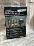 Scosche Ipav Sneakpeak Audio/video Cable For Ipad,ipod And Iphone. Fixed Price $13.27.