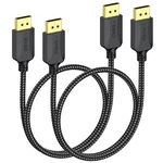 Xiayriky Displayport To Cable 1.5 Ft 2-pack Thin Dp Display Port .... Fixed Price $20.26.