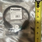 Monoprice High Speed Hdmi Cable 4k 60hz Hdr 18gbps Gold Plated 28awg 1.5ft Black. Fixed Price $20.00.