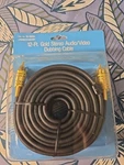 Archer 15-1509a Gold Stereo Audio/video 12 Ft. Dubbing Cable New In Package. Fixed Price $9.00.
