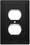 25026-fb Flat Black Single Duplex Outlet Wall Plate/cover. Fixed Price $18.99.