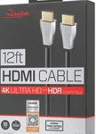 Rocketfish 12ft Hdmi Cable 4k Ultrahd/hdr In-wall Rated Rf-hg12501. Fixed Price $24.97.