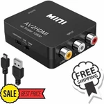 Rca To Hdmi Converter Amtake 1080p Composite Cvbs Av Video Audio. Fixed Price $17.55.