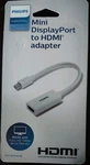 Philips Accessories Mini Displayport To Hdmi Adapter Tablet/computer Tv. Fixed Price $6.99.