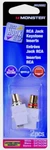 Monster Jhiu0082 Just Hook It Up Rca Jack Keystone Inserts Snap-it 2 Pc. Fixed Price $16.96.