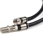 Coaxial Cable Short (4 Feet) With Rg6 Coax Connector (and F-type Ext. Fixed Price $14.99.