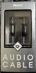 12 Ft. 3.5 Mm Iworld Audio Cable. Fixed Price $8.97.