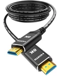 Highwings 50 Ft/15.24m Hdmi Cable Fiber Optic 8k & 4k, In-wall Feet, Black. Fixed Price $64.37.