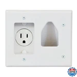 Data Comm Electronics 45-0021-wh Low Voltage Cable Wall Plate Pass Through With. Fixed Price $29.30.