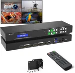 Mt-viki 4k Hdmi Matrix Switch 4x4 With 3.5mm Stereo Audio 4k30hz, Black. Fixed Price $178.12.