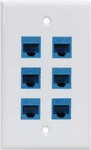 Cat 6 Ethernet Wall Plate Port,ethernet Female-female Removable. Fixed Price $26.53.