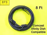 8 Ft Comcast Xfinity Dish 18 Awg Self Install Coaxial Cable Ppc Perfect Flex 6. Fixed Price $9.99.
