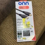 Onn Ultra High Speed 4k 120hz Hdmi Hdr Cable 48gbps Hd 8k 6ft.. Fixed Price $10.00.