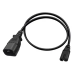 Tekit Standard Molded Iec 320 C14 To C7 Plug Ac Power Cable Pdu Ups, 6.6ft/2m.... Fixed Price $19.57.