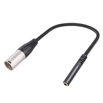 Yumiwoow 1/8 To Xlr Male Cable,balanced 3.5mm Female 11.8 Inches, Black. Fixed Price $17.18.