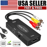 1080p Hdmi Male To 3 Rca Video Audio Av Component Converter Adapter Cable Hdtv. Fixed Price $7.99.