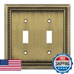 Henne Bery Sunken Pearls Heavy Duty Decorative Wall Plate Switch Outlet Co. Fixed Price $17.57.