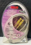 Rca - Dt6c Rg-6 Digital Coaxial Video Cable F Male-male 6 Ft. New Sealed. Fixed Price $9.99.
