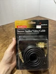 Radio Shack Advanced Performance Gold Series 6-ft A/v Cable With S-video. Fixed Price $11.97.