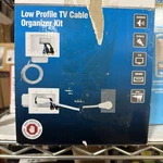 Commercial Electric Flat Panel Tv Cable Low Profile Organizer Kit. Fixed Price $22.00.