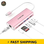 Lention Usb C Hub With 4k Hdmi, Sd Card Reader, 6-in-1 Ethernet Adapter. Fixed Price $52.99.