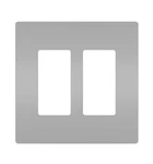 Legrand Radiant Rwp262gry Screwless Wall Plates, 2 Gang, Two 1 Pack, Gray. Fixed Price $10.99.