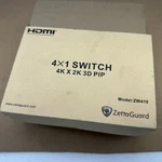 Zettaguard Zw410 4 Port High-speed Hdmi Switch W Remote 4x1 4k X 2k 3d Pip. Fixed Price $17.95.