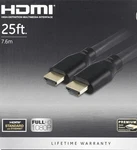 25ft Hdmi Cable Ge Pro High-speed With Ethernet Gold Connectors 7.6m. Fixed Price $14.00.