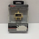 Rocketfish 2 Way Coaxial Splitter Rf-g1307 Two Cable Satellite Tv Television. Fixed Price $4.99.