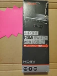 Rocketfish- 4-port 4k Hdmi Switch With Usb-c - Black. Fixed Price $38.75.