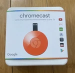 Google Chromecast Hdmi Nc2-6a5 Media Streamer Coral Red Power Cord Plug Nib. Fixed Price $34.99.