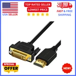 Soeybae 6ft Dvi To Hdmi Cable Bi Directional 1080p Adapter Pc Tv Monitor. Fixed Price $14.39.