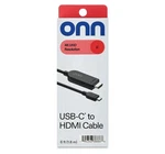 Onn 4k Usb-c To Hdmi Cable 6 Feet Uhd Resolution - Black. Fixed Price $13.60.