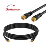 Rg6 Dual Shield Coax Cable Black Tv Antenna Satellite 3ft-100ft Multi-pack Lot. Fixed Price $267.39.