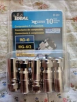 Ideal 92-651 Rg6 & Insite Rtq Plenum Right-angle F-connector, 5 Pk J. Fixed Price $12.75.
