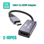 2-10pcs 8k 60hz Type-c To Hdmi Converter Male Usb-c Female Adapter Lot. Fixed Price $140.00.