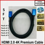 Lot Of Hdmi Cable Ultra 2.0a 4k 2160p 5ft Lot/dp To. Fixed Price $19.99.