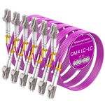 Speedycables 6x Om4 Lc To Fiber Patch Cables 5m 16ft Multimode Duplex Mmf 40g. Fixed Price $69.99.