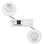 Legrand Wiremold Wmc801 In Wall Tv Power And Soundbar Grommet Kit, Cable Managem. Fixed Price $25.49.