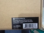 Monoprice Blackbird 4k Pro 4x4 True Matrix Hdmi Powered Switch With Edid. Fixed Price $130.00.