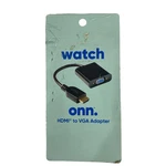 Onn. Male Hdmi To Female Vga Adapter New In Package. Fixed Price $9.99.