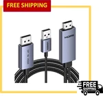 Ugreen 4k 60hz Bidirectional Hdmi 1.4-displayport 1.2 Cable 6.6ft, Usb-powered. Fixed Price $47.99.