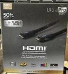 Ultrapro Elite 50ft. Hdmi Digital Hd Cable With 1080p 10.2gbps Ethernet - Nib. Fixed Price $24.44.