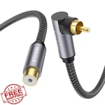 Vanaux 6ft Rca Extension Cable 90 Degree Right Angle Subwoofer Audio Cord. Fixed Price $27.99.