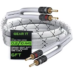 10awg Speaker Cable Wire With Gold-plated Banana Tip Plugs (6 Feet) In-wall Cl2. Fixed Price $36.99.