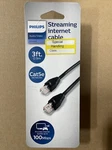 Philips 3ft Streaming Internet Cable Cat5e - 100mb/sec. Fixed Price $6.99.