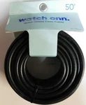 Onn Quadshield Coax Cable 50ft Black. Fixed Price $14.95.