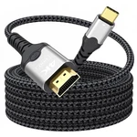 Vorodcip Usb C To Hdmi Cable 15 Ft Long, 4k 30hz 1080p 120hz Feet, Grey. Fixed Price $20.41.